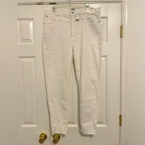 NWT J Crew White Toothpick Jeans